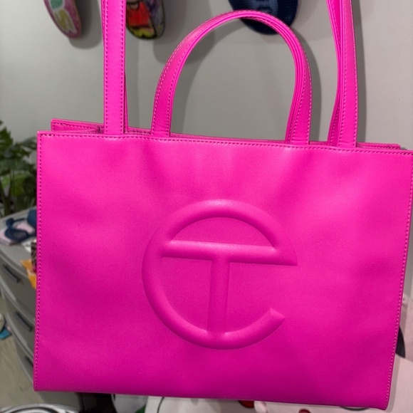 Medium Pink Telfar Tote Bag - Picture 1 of 3